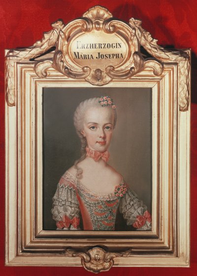 Archduchess Maria Josepha, Daughter of Francis I and Empress Maria Theresa of Austria, 1762 by Jean Étienne Liotard